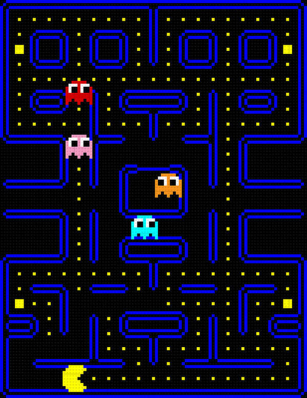 Giclée - Cartaz - Obra de arte em homenagem ao jogo Pac-Man - Catawiki