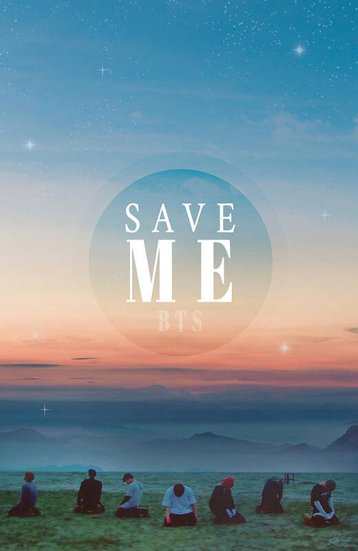 Save Me Bts Art Print by Aiko Des