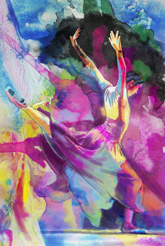 Flamenco Dancer Art Print by Catf
