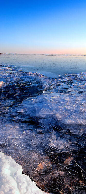 Panorama Art Print featuring the photograph Superior Winter  by Doug Gibbons