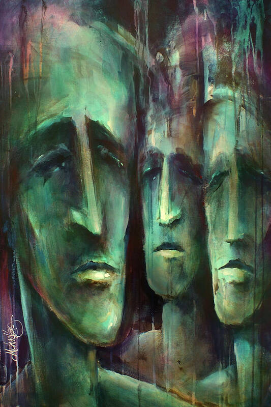 Urban Expression Art Print featuring the painting ' Endless II ' by Michael Lang