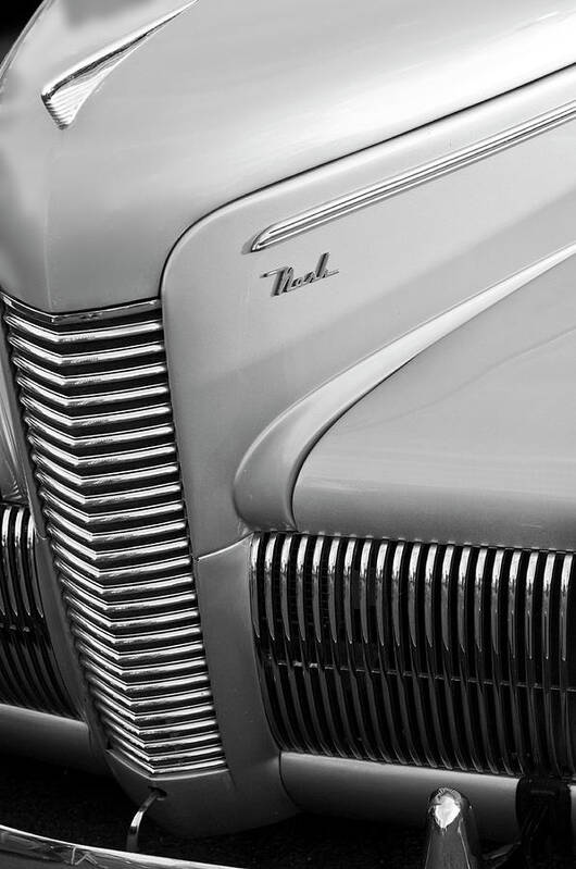 1940 Chevrolet Nash Art Print featuring the photograph 1940 Nash Grille by Jill Reger