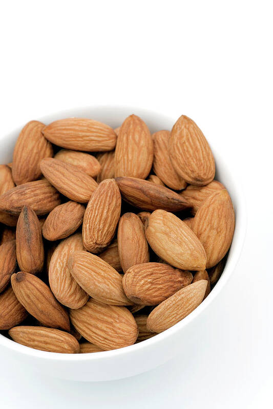 Almond Art Print featuring the photograph Almonds #1 by Geoff Kidd/science Photo Library