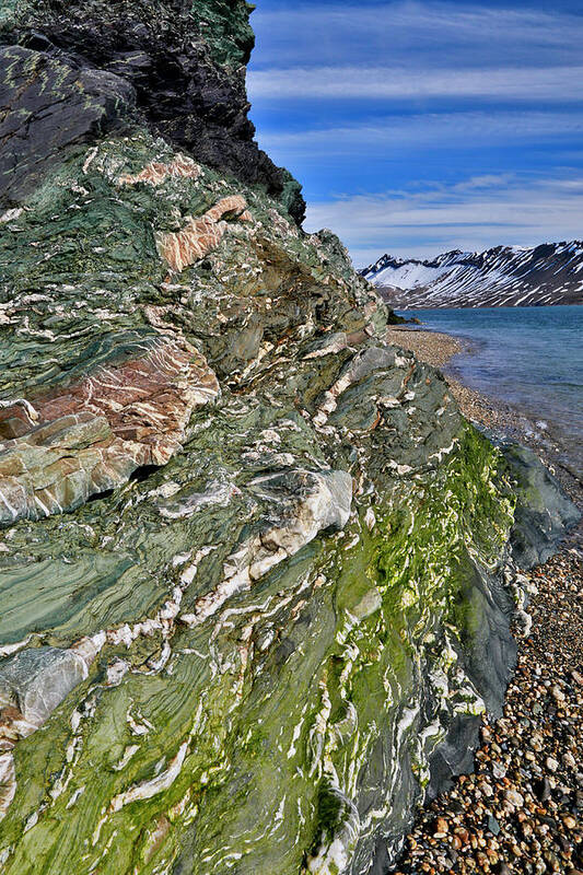 Svalbard Islands Art Print featuring the photograph Beautiful Landscape Around Alkehornet #1 by Darrell Gulin