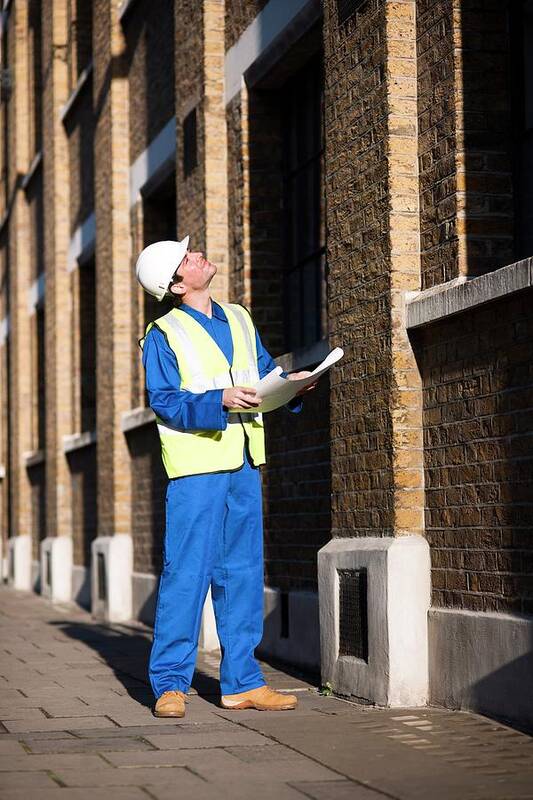 Human Activity Art Print featuring the photograph Construction Worker #1 by Science Photo Library