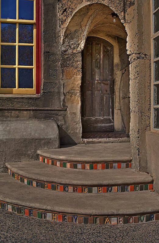 Stair Art Print featuring the photograph Entrance #1 by Susan Candelario