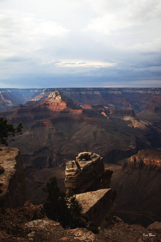 Grand Canyon View Art Print featuring the photograph Grand Canyon View #1 by Ivete Basso Photography