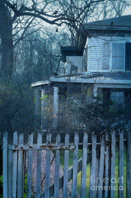 Abandoned Art Print featuring the photograph Haunted House #1 by Jill Battaglia