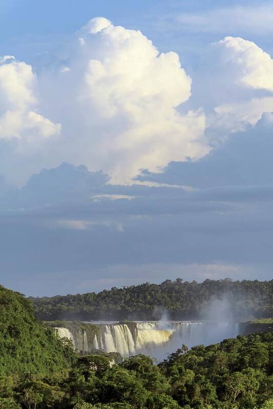 Argentina Art Print featuring the photograph Iguazu Falls #1 by Alfred Pasieka