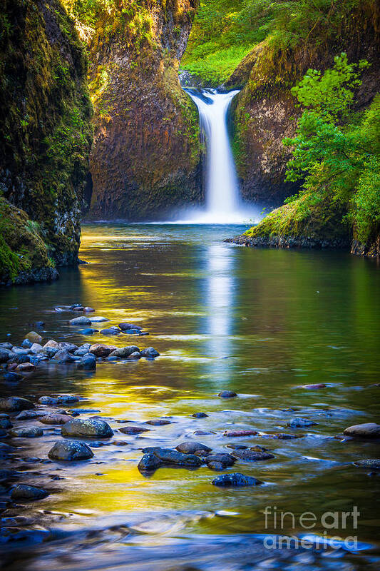 America Art Print featuring the photograph Punchbowl Falls #1 by Inge Johnsson