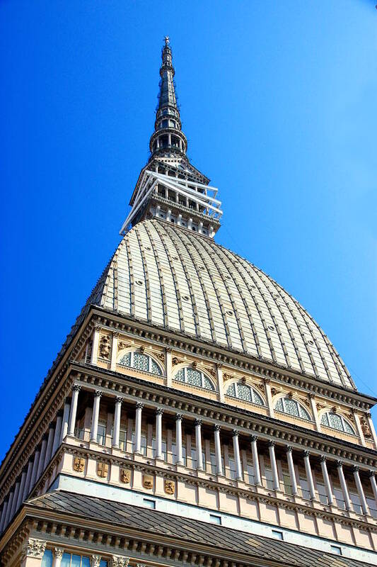 Mole Art Print featuring the photograph Turin Mole Antonelliana #1 by Valentino Visentini