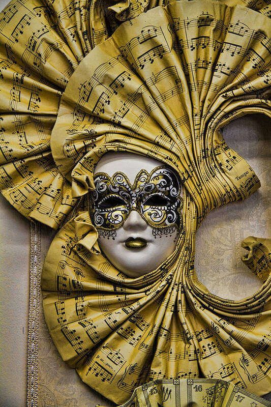 Venetian Art Print featuring the photograph Venetian Carnaval Mask #1 by David Smith
