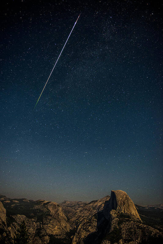 Shooting Star Art Print featuring the photograph Yosemite Dreams #1 by Marcus Hustedde