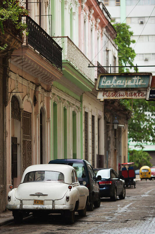 American Art Print featuring the photograph Cuba, Havana, Havana Vieja, Morning #13 by Walter Bibikow