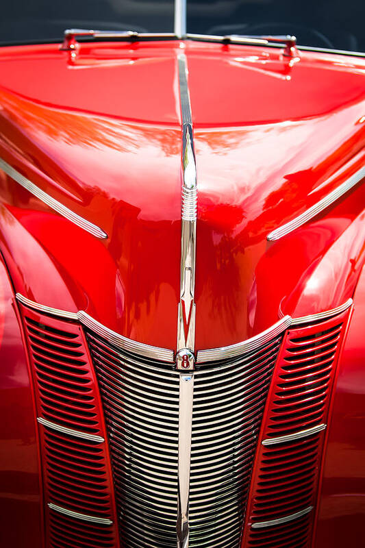 1940 Ford Deluxe Coupe Grille Art Print featuring the photograph 1940 Ford Deluxe Coupe Grille by Jill Reger