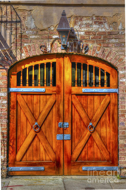 Charleston Art Print featuring the photograph Doors of Charleston by Dale Powell