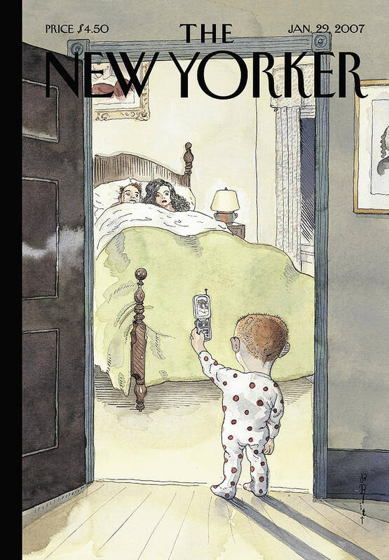 123603 Art Print featuring the painting Phone Home by Barry Blitt