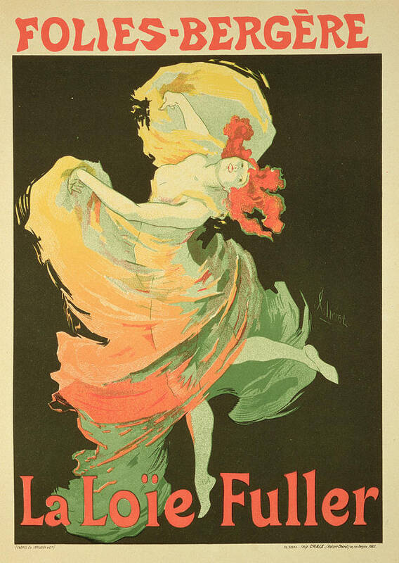 Advertisement Art Print featuring the drawing Reproduction Of A Poster Advertising by Jules Cheret