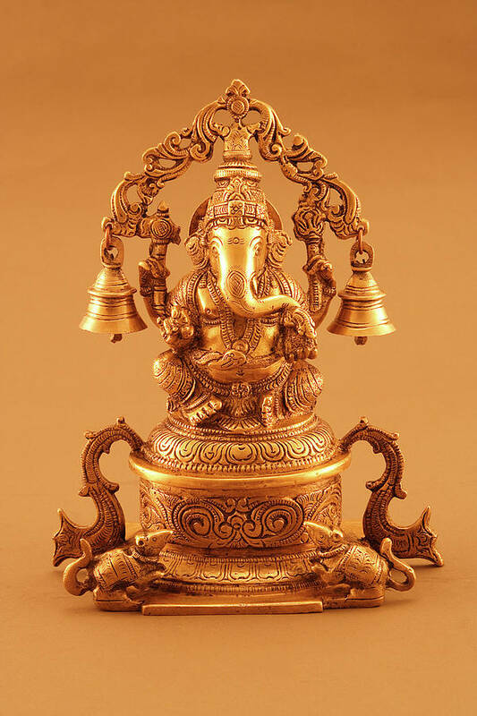 Hinduism Art Print featuring the photograph Statue Of Lord Ganesh #3 by Visage