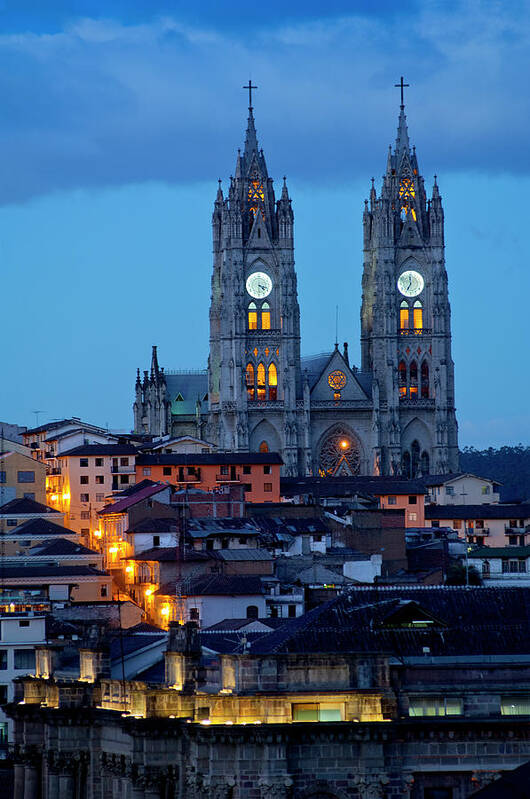 Gothic Style Art Print featuring the photograph Quito, Ecuador #4 by John Coletti