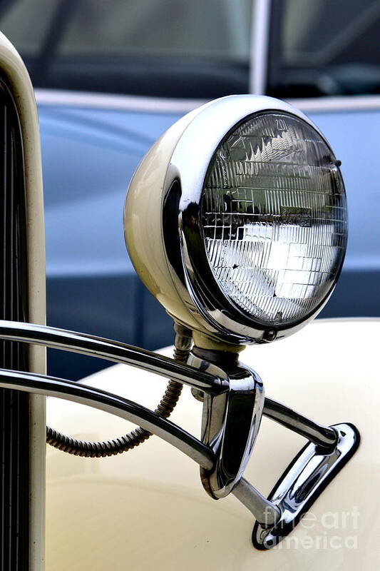 Ford Art Print featuring the photograph Classic Ford Detail #4 by Dean Ferreira