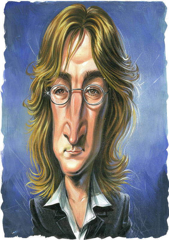 John Lennon Art Print featuring the painting John Lennon #5 by Art 