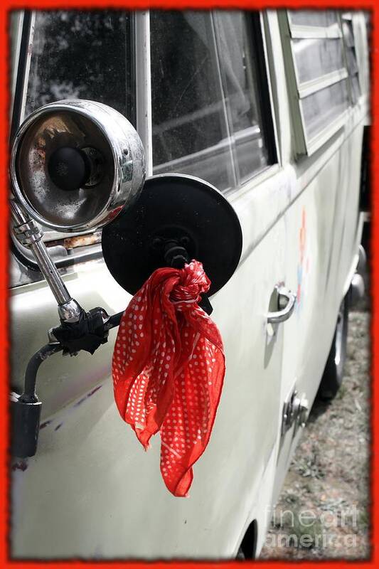 Car Art Print featuring the photograph A Touch of Red by Sophie Vigneault