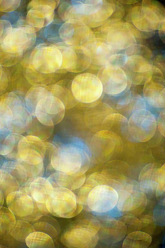 Holiday Art Print featuring the photograph Abstract Spots Of Light by Brian Stablyk