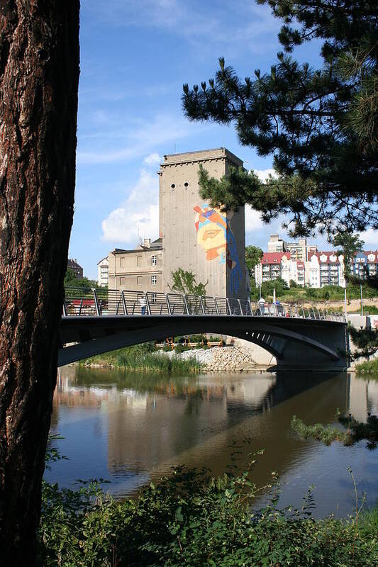 Bunker Art Print featuring the photograph Across The River by Christiane Schulze Art And Photography