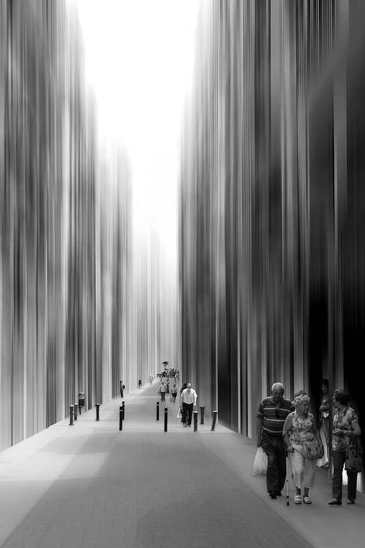 Blur Art Print featuring the photograph Aethereal Streets by Pedro Fernandez