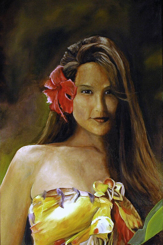 Figurative Art Print featuring the painting Aloha by Rick Fitzsimons