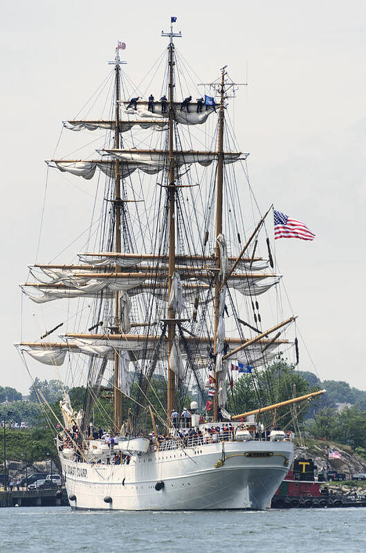 Tall Ship Eagle Art Print featuring the photograph Americas Tall Ship The Eagle by Marianne Campolongo