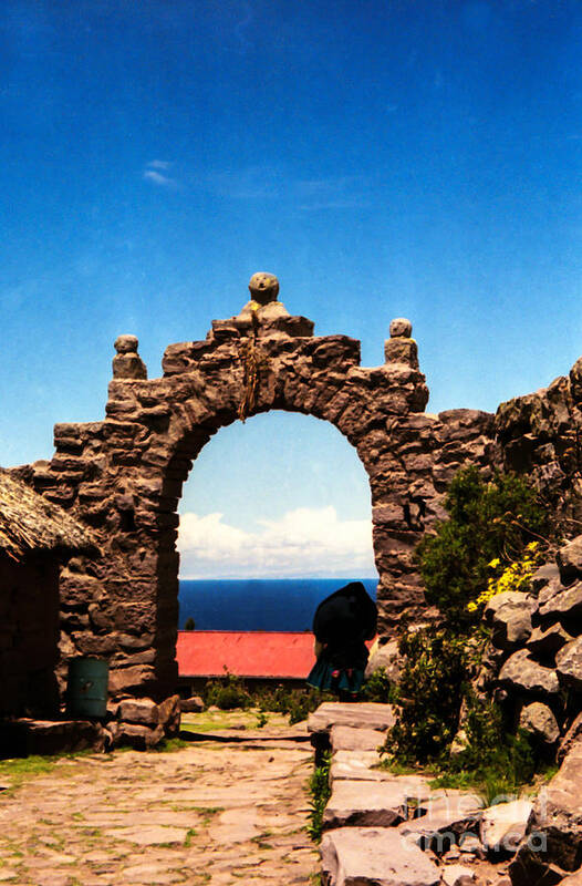 Taquile Island Art Print featuring the photograph Ancient Portal by Suzanne Luft