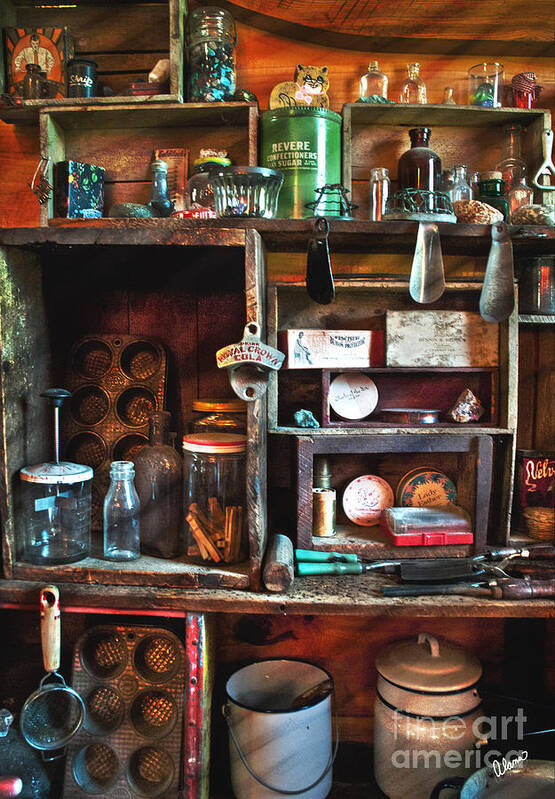 Kitchen Art Print featuring the photograph Antique Things by Alana Ranney