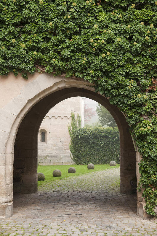 Bebenhausen Art Print featuring the photograph Archway Bebenhausen Abbey by Matthias Hauser