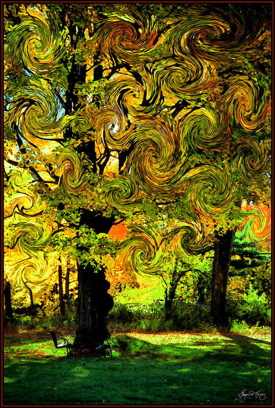 Fall Art Print featuring the photograph Autumn Firestorm by Wayne King