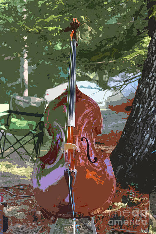 Upright Art Print featuring the photograph Bluegrass Upright by Andre Turner