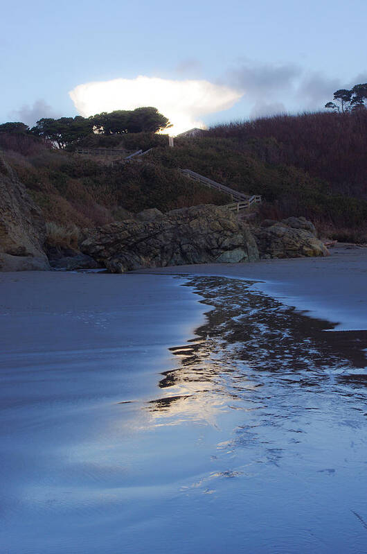 Stairway Art Print featuring the photograph Beach Access by Adria Trail