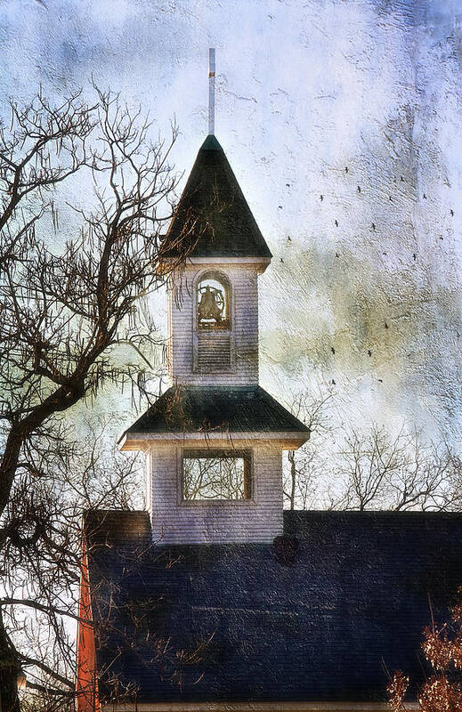 Church Art Print featuring the photograph Bell Tower by Joan Bertucci