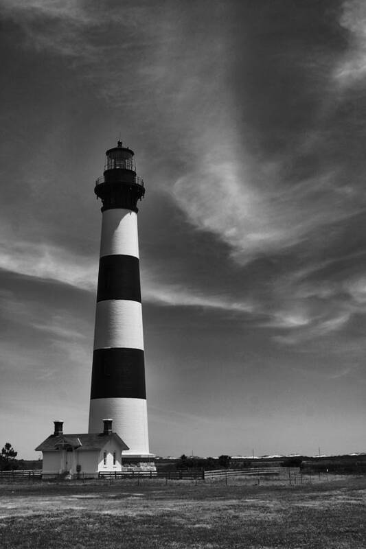 Bodie Island Art Print featuring the photograph Bodie Island Light by Ben Shields