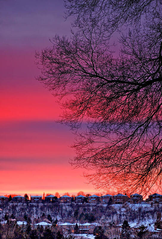 Ontario Art Print featuring the photograph Bolton Sunset by Steve Harrington