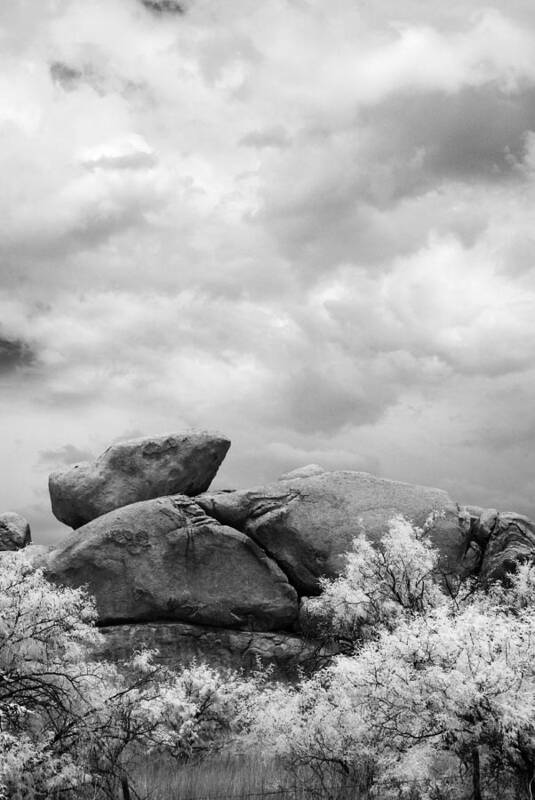 Landscape Art Print featuring the photograph Boulders in Another Light by Michael McGowan