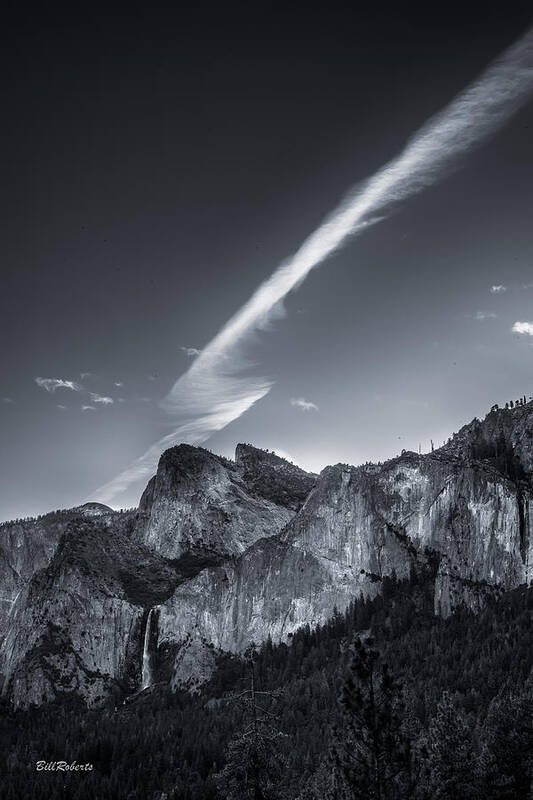 Bridal Veil Buttress Art Print featuring the photograph Accent On Bridal Veil Falls by Bill Roberts