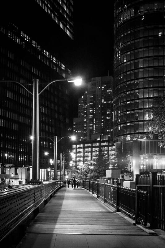 Chicago Art Print featuring the photograph Long Walk Home by Melinda Ledsome