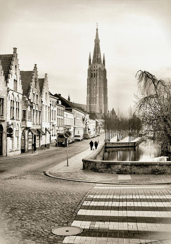 Bruges Art Print featuring the photograph Bruges in Early Spring by Brett Maniscalco