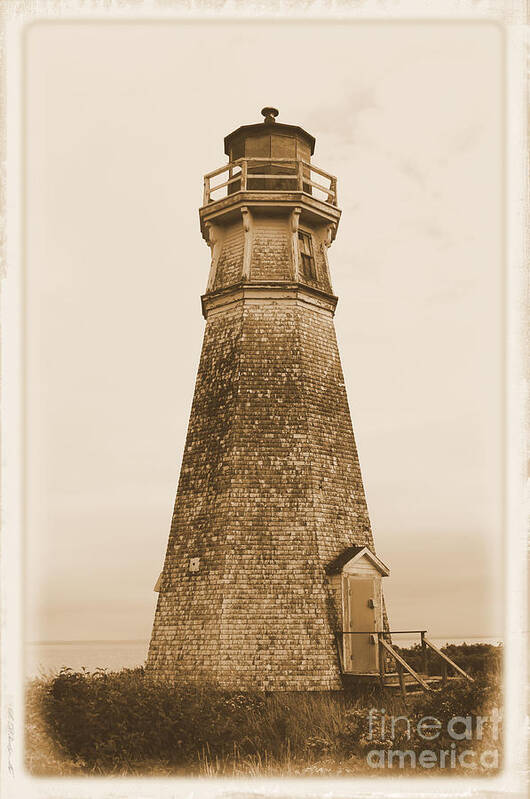 Lighthouse Art Print featuring the photograph Cape Jourimain Lighthouse by Joseph Marquis