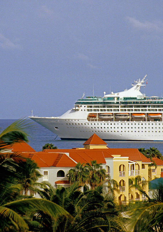 St. Maarten Art Print featuring the photograph Caribbean cruise by Dennis Cox