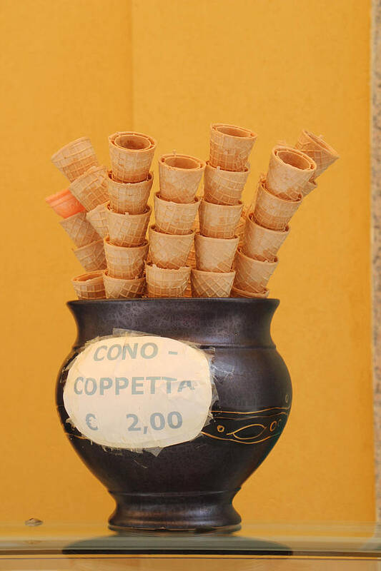 Castelmola Art Print featuring the photograph Castelmola Copettas, Sicily, Italy by Holly C. Freeman