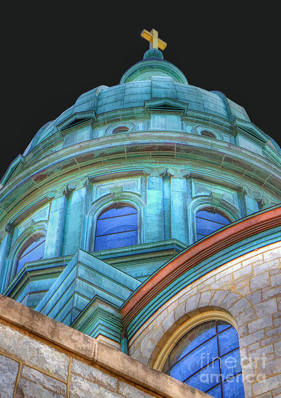 Harrisburg Art Print featuring the photograph Cathedral Dome by Geoff Crego