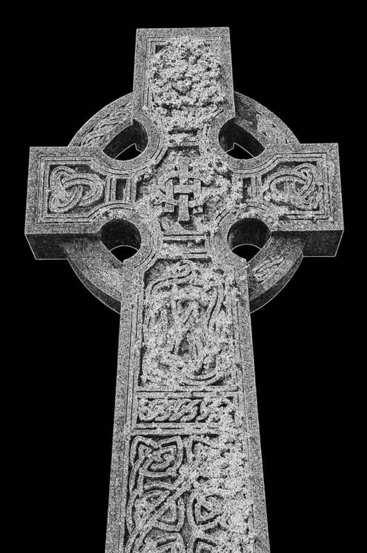 England Art Print featuring the photograph Celtic Cross by Chevy Fleet